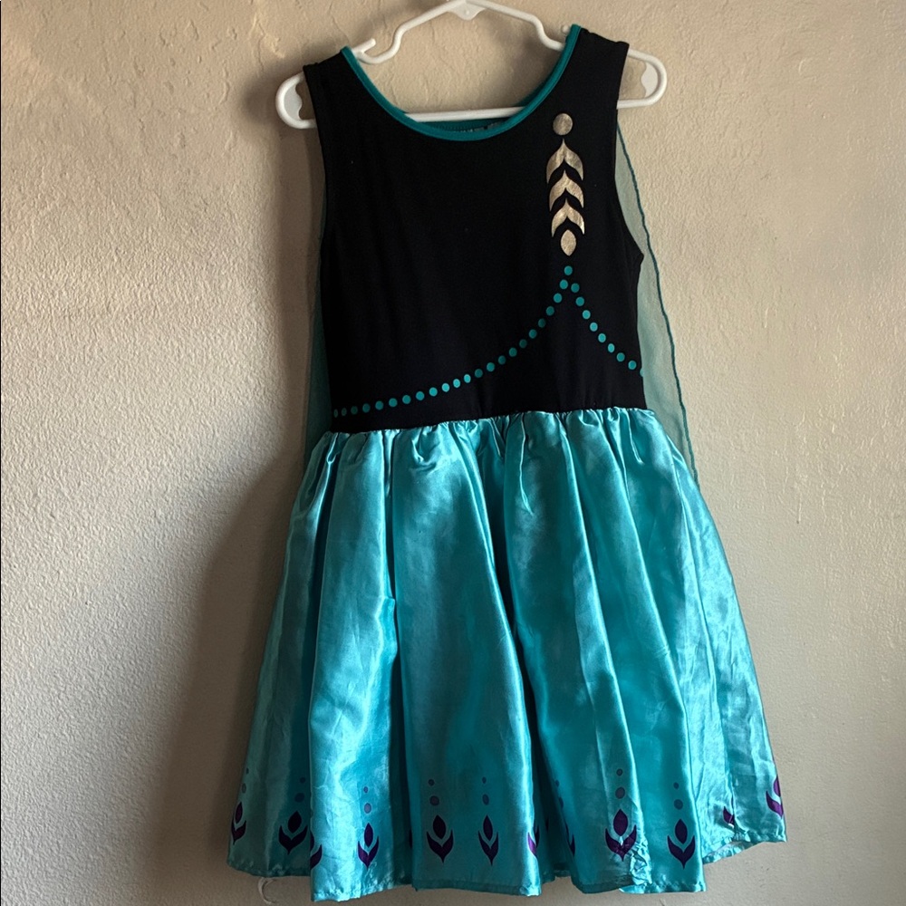 Disney Black and Blue Kids Costume Dress -Elsa-Frozen 2